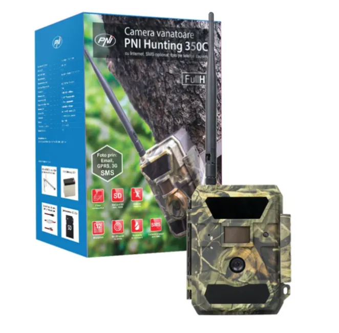 Camere video - Cameră de supraveghere vânătoare 3G Hunting Pro Classic cu transmisie foto automată pe telefon