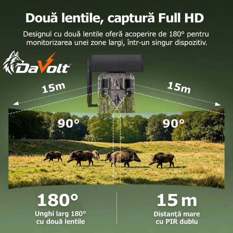 Cameră vânătoare 4G Hunting Pro Max dotată cu microfon și difuzor încorporat [3]