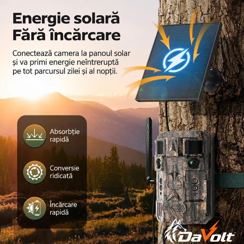 Cameră vânătoare 4G Hunting Pro Max dotată cu microfon și difuzor încorporat [4]