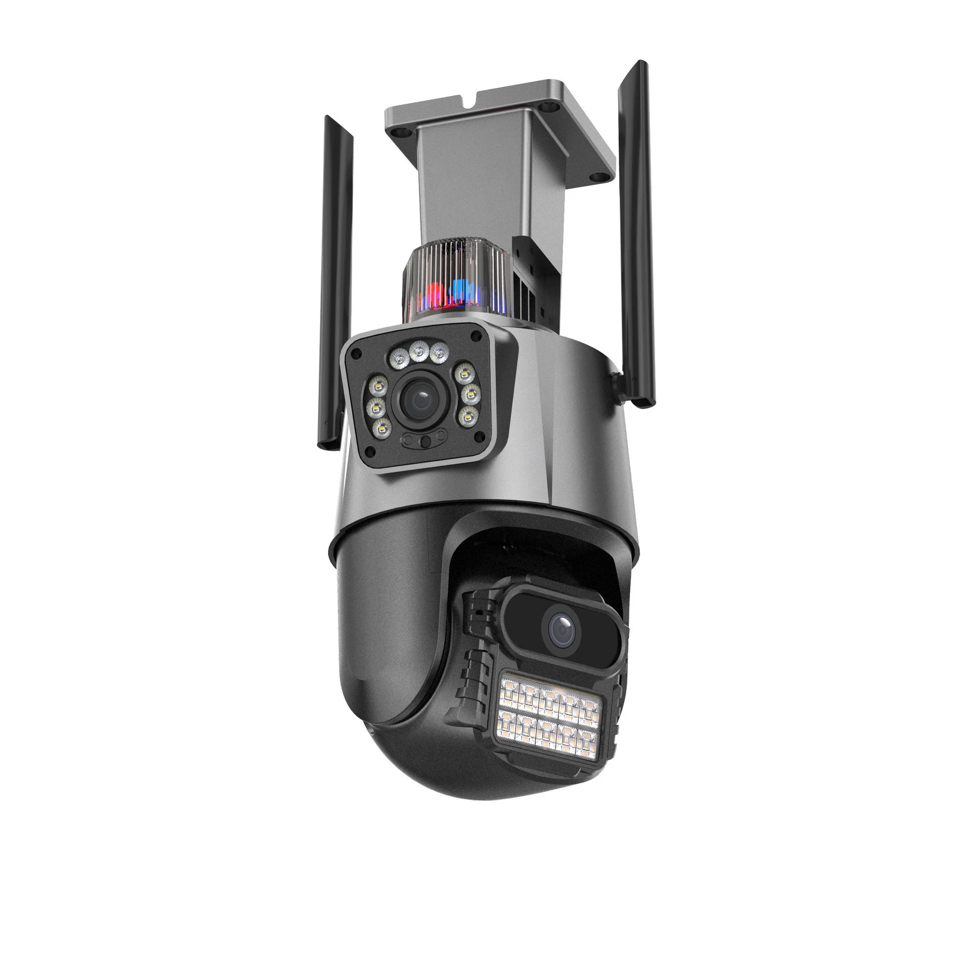 Cameră de supraveghere inteligentă Wi-Fi Dual Lens cu două lentile reale integrate și rotire panoramică 360 de grade din gama Bibica Edition [1]