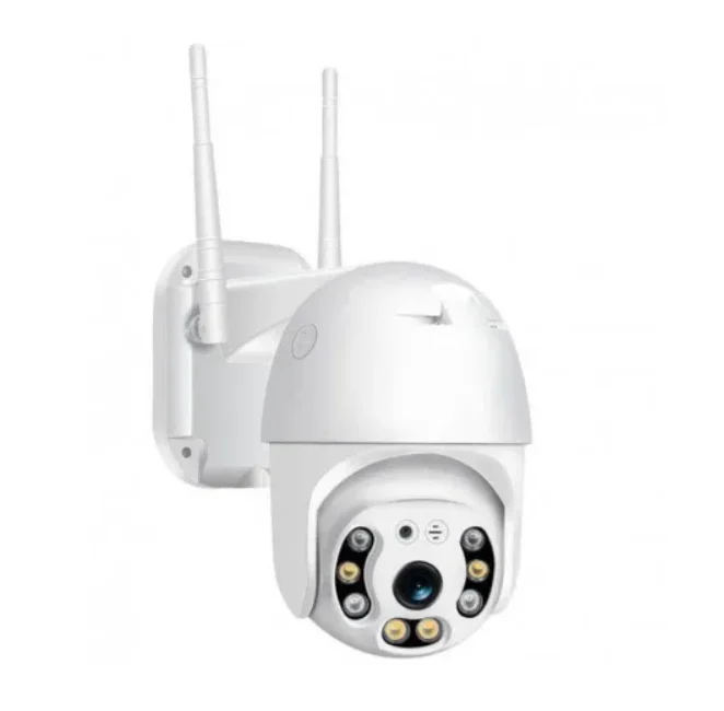 Camere video Wi Fi - Cameră supraveghere Wi-Fi rotativă 360° Full HD cu vedere nocturnă color, Bibica Edition