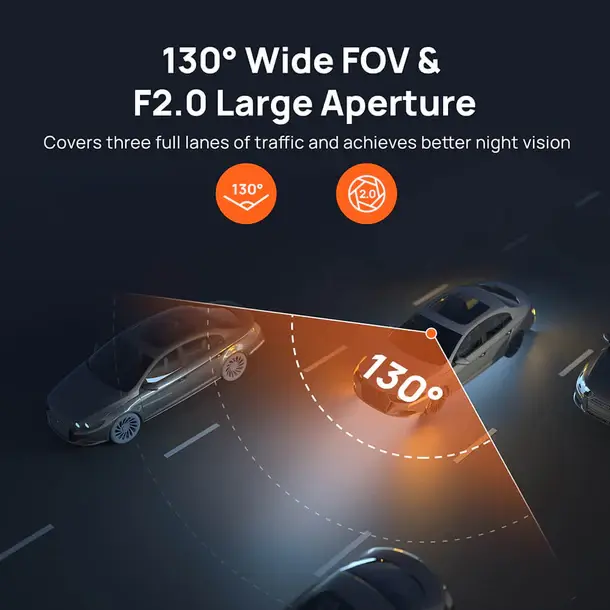Cameră video auto 70mai M310 cu rezoluție 2K QHD și carcasă ultra-compactă fără ecran [6]