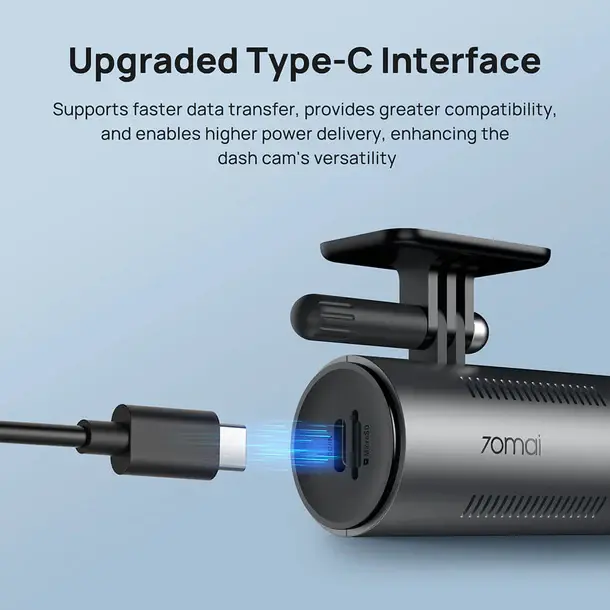 Cameră video auto 70mai M310 cu rezoluție 2K QHD și carcasă ultra-compactă fără ecran [4]