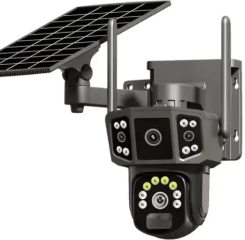 Camere Video 4G - Cameră de supraveghere 4G cu panou solar și Dual Lens Bibica Edition
