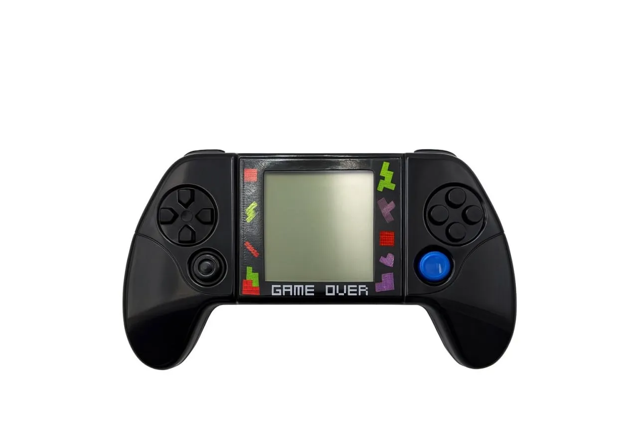 Consolă portabilă Tetris Game Mini Bibica Edition de culoare neagră [1]