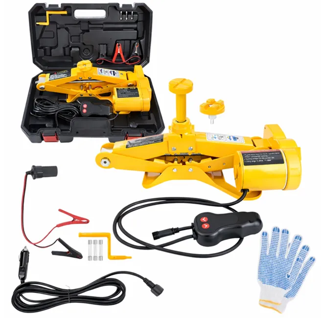 Accesorii auto - Cric electric auto de trei tone tip foarfecă din gama Bibica Edition