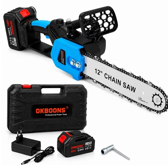 Drujbe - Mini drujbă electrică cu acumulator 48V din gama Bibica Edition cu lamă de 30 cm