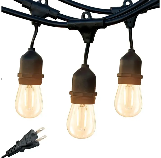 Articole casă & grădină - Ghirlandă luminoasă LED outdoor 10m cu 20 becuri lumină caldă Bibica Edition