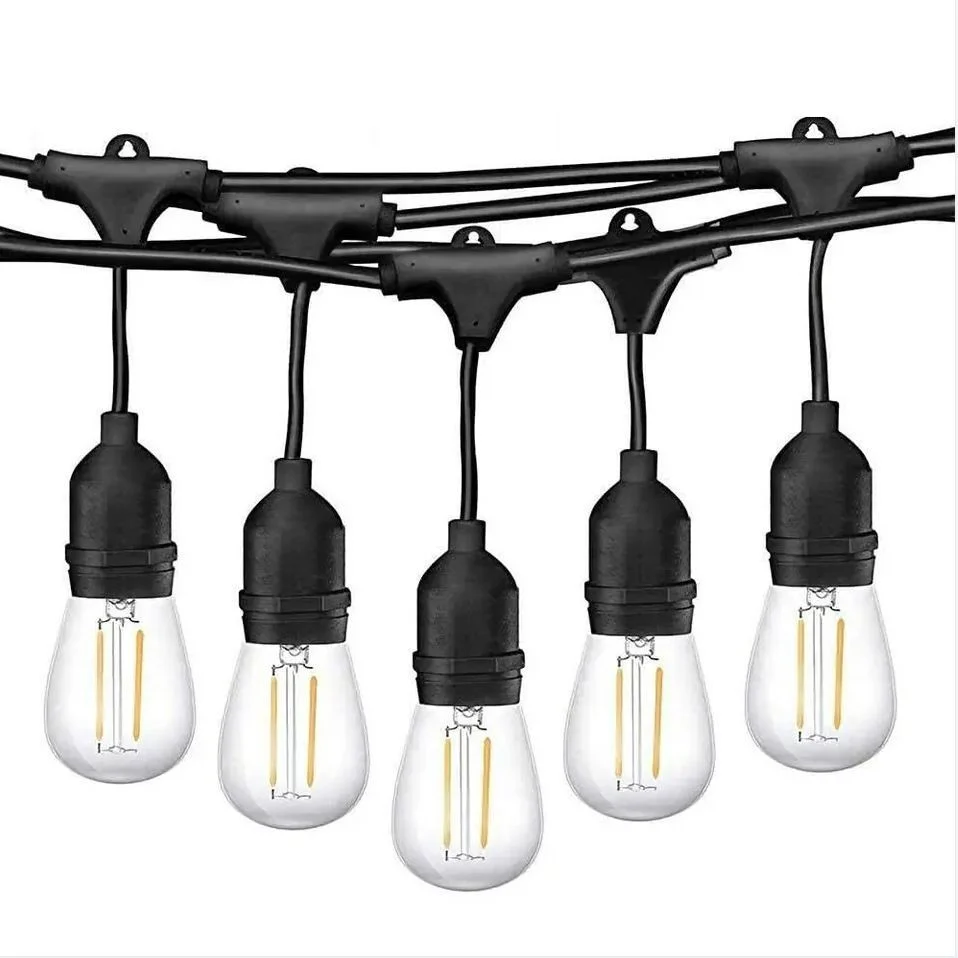 Ghirlandă luminoasă LED outdoor 10m cu 20 becuri lumină caldă Bibica Edition [2]