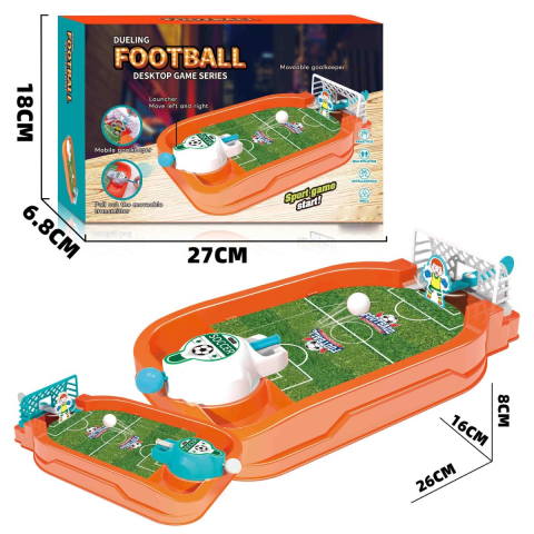 Joc de masă interactiv 4 în 1 cu fotbal baschet bowling și hockey din plastic de 26x16x8cm [1]