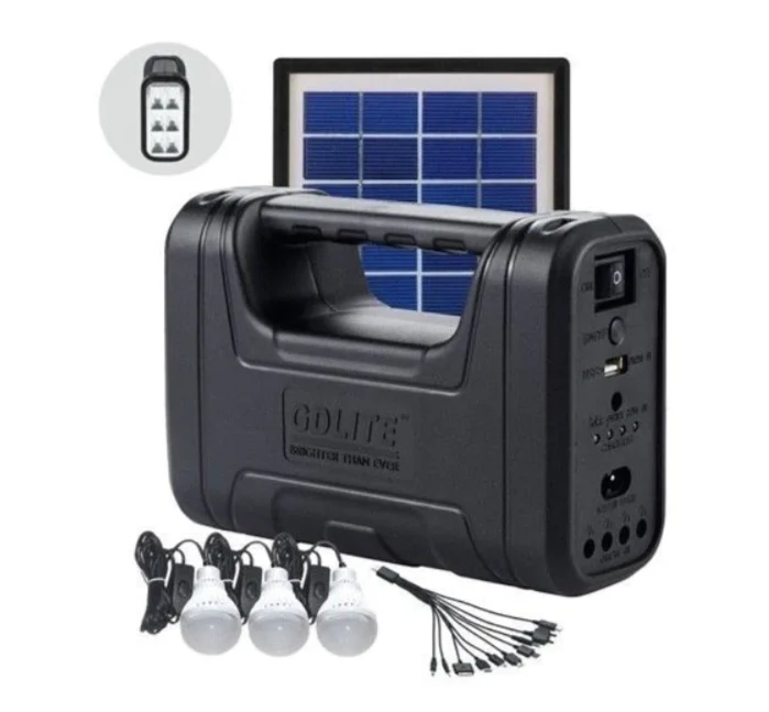 Kit panou solar portabil cu 3 becuri și lanternă Bibica Edition [1]