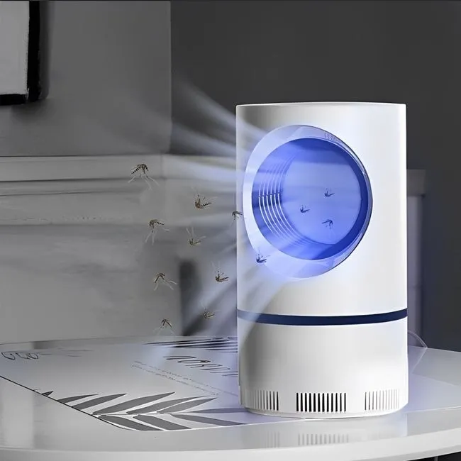 Lampă UV anti-țânțari și insecte BG-360 cu ventilator de aspirație și alimentare USB pentru casă sau terasă [2]