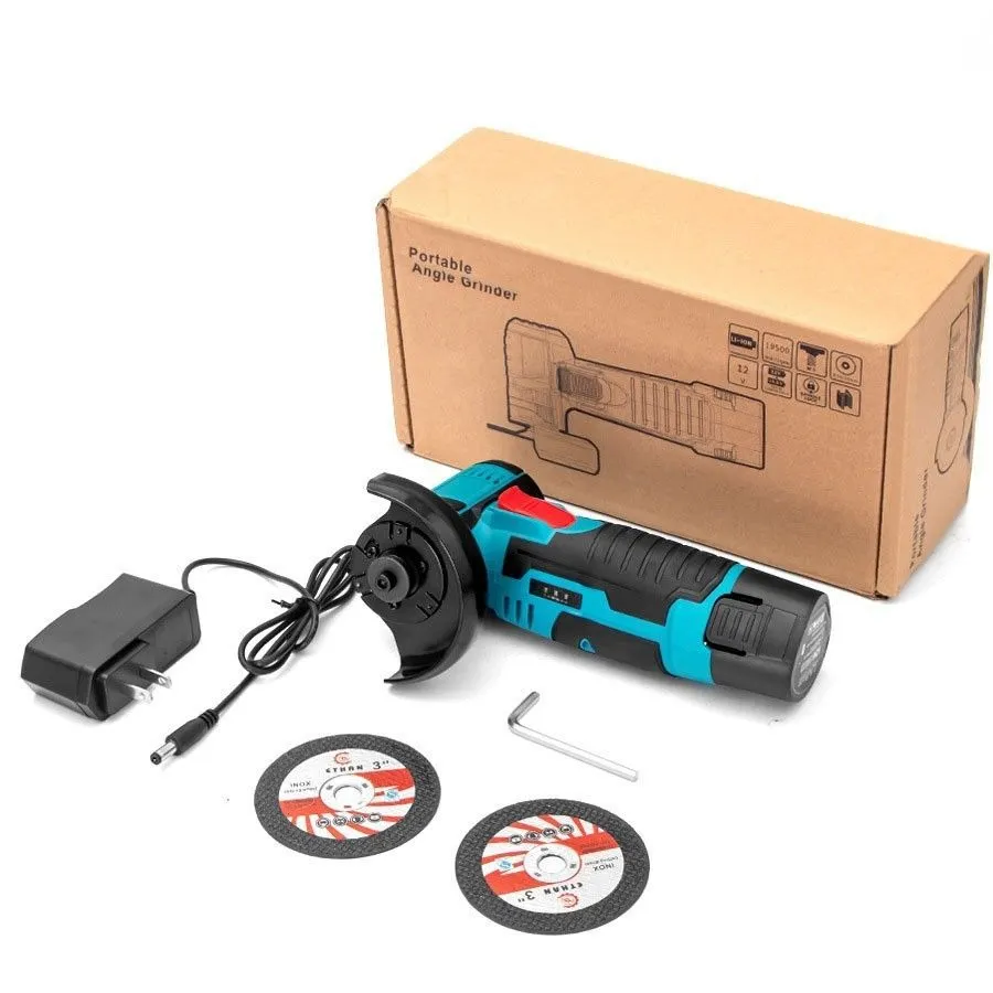 Mini Flex cu Acumulator 12V și 2 Baterii incluse – Polizor Unghiular Portabil de Precizie, 750W, 19500 RPM [2]