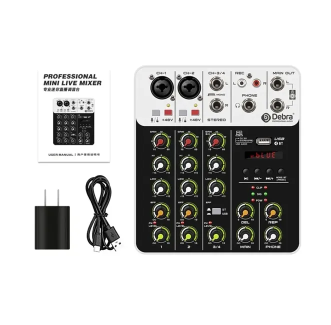 Electronice & electrocasnice - Mixer audio profesional cu 4 canale Bibica Edition