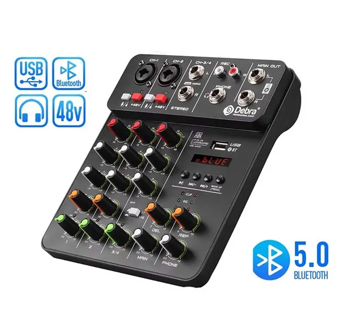 Mixer audio profesional cu 4 canale Bibica Edition [1]
