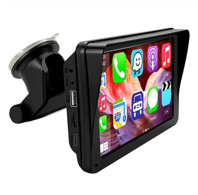Articole auto & moto - Navigație auto portabilă cu ecran de 7 inch și Apple CarPlay