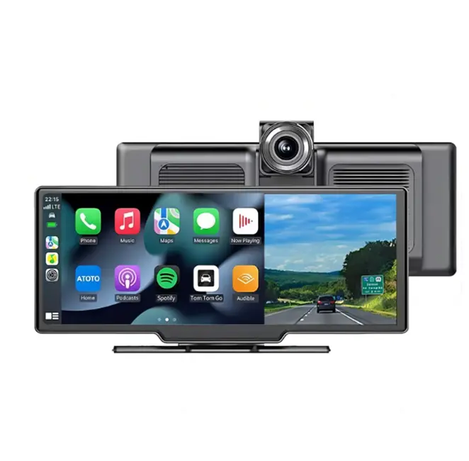 Navigații multimedia - Navigație auto universală smart de 10.26 inchi Bibica Edition cu Wireless CarPlay Android Auto si camera 4K
