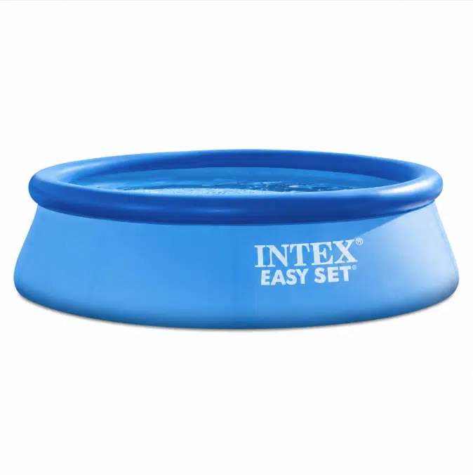 Articole casă & grădină - Piscină gonflabilă rotundă Intex Easy Set de 183 x 51 cm cu inel autoportant albastru si capacitate 886 litri