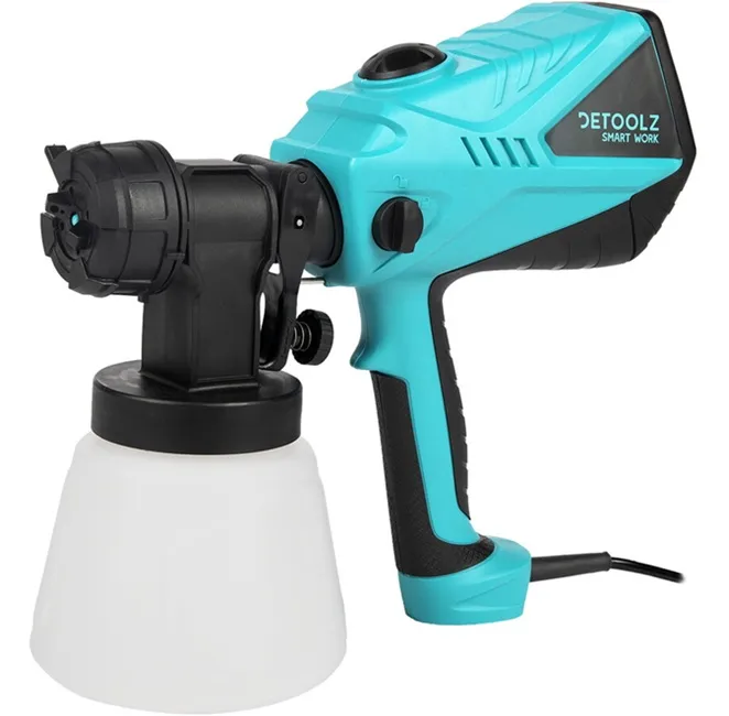 Articole casă & grădină - Pistol de vopsit electric 600W Bibica Edition cu rezervor mare de 1000 ml pentru zugrăvit și amenajări