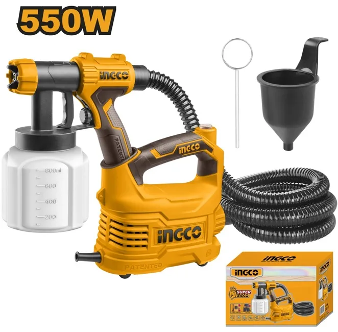 Pistol electric de vopsit și zugrăvit Ingco 550W din gama Bibica Edition [0]
