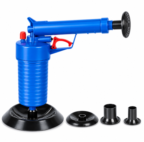Articole casă & grădină - Pistol pneumatic cu aer comprimat pentru desfundat scurgerile Bibica Edition