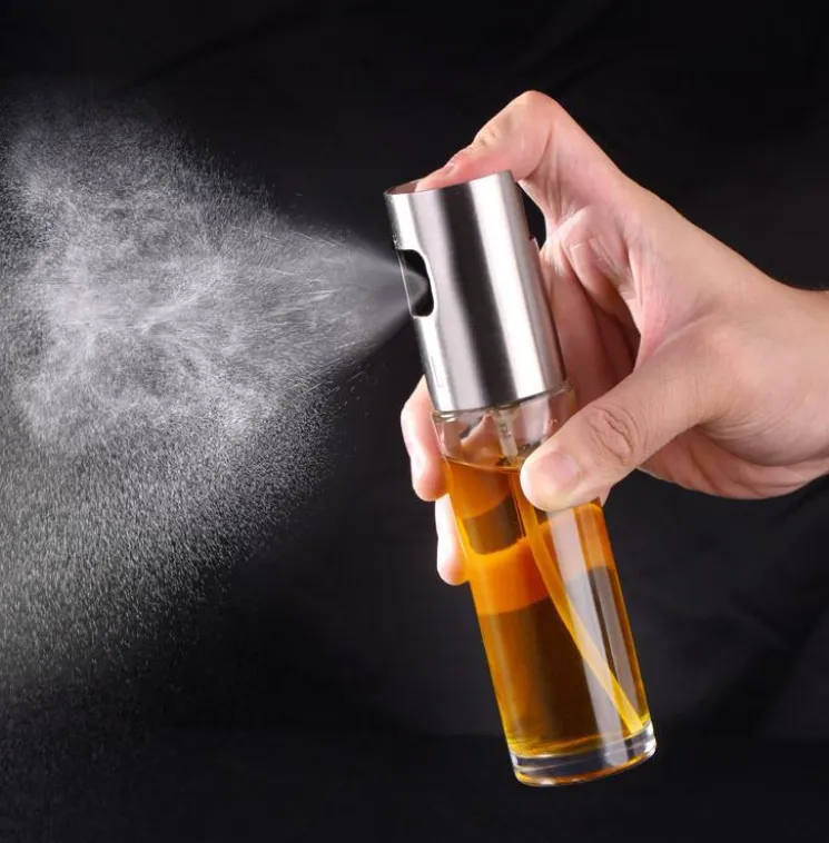 Pulverizator de ulei pentru bucătărie din sticlă și inox Bibica Edition 100ml [3]
