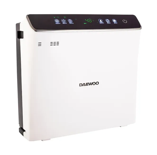 Electronice & electrocasnice - Purificator de aer și umidificator 2-în-1 Daewoo DAP400 Wi-Fi alb-negru