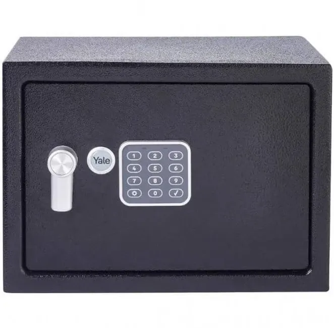 Seifuri - Seif electronic premium Yale YEC 250 DB2 de 16.3 litri cu alarmă și bolțuri anti șoc