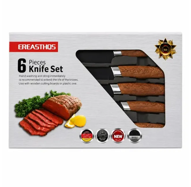 Accesorii bucatarie - Set 5 cuțite de bucătărie premium și curățător legume - Bibica Edition