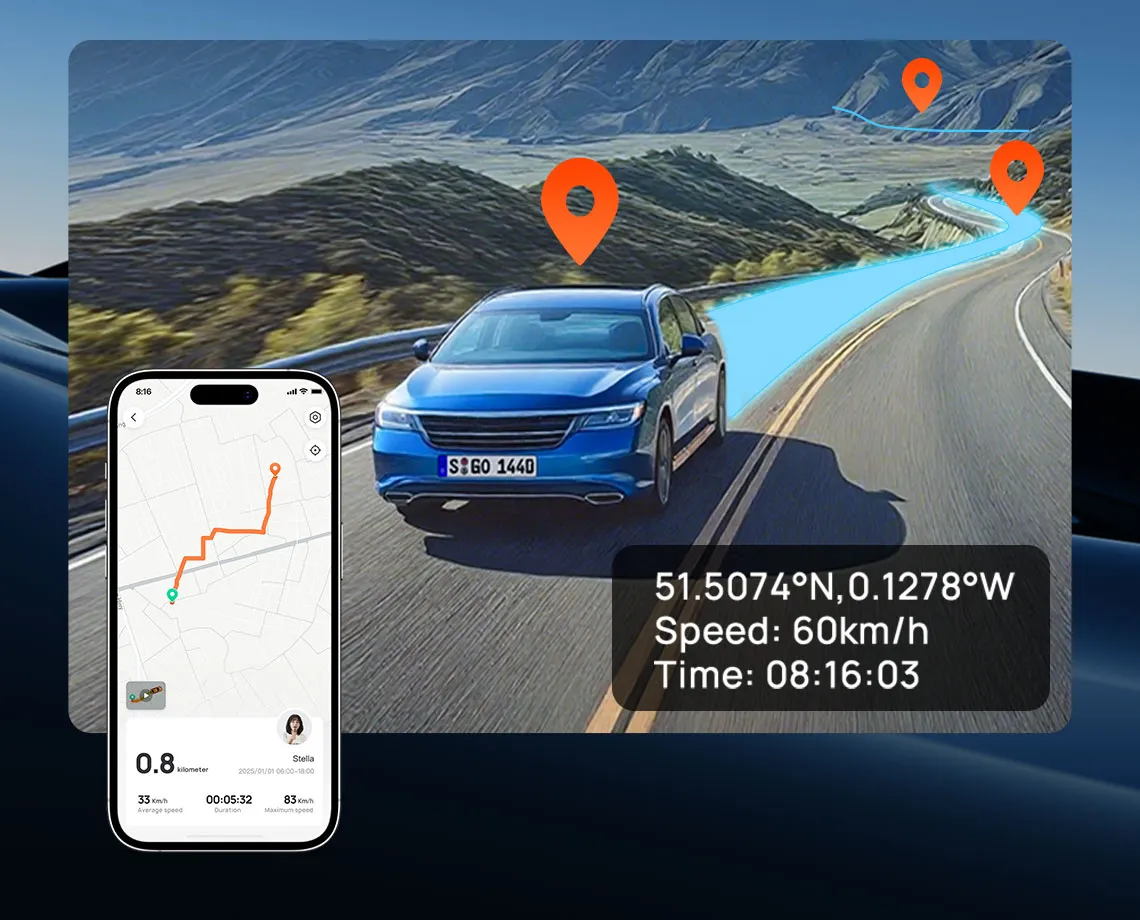 Sistem de camere auto triplu 70mai T400-1 cu înregistrare simultană pe 3 canale (Față 2K, Interior FHD și Spate FHD). Cameră de bord profesională ideală pentru ridesharing, flote sau uz personal. Dotată cu iluminare infraroșu (IR) pentru habitaclu, GPS integrat cu 5 benzi, ecran IPS de 1.9 inch și conectivitate rapidă Wi-Fi 6. Funcționează pe bază de supercapacitor pentru o rezistență termică maximă la temperaturi extreme. Include cameră pentru lunetă RC21 și senzor G pentru impact. [12]
