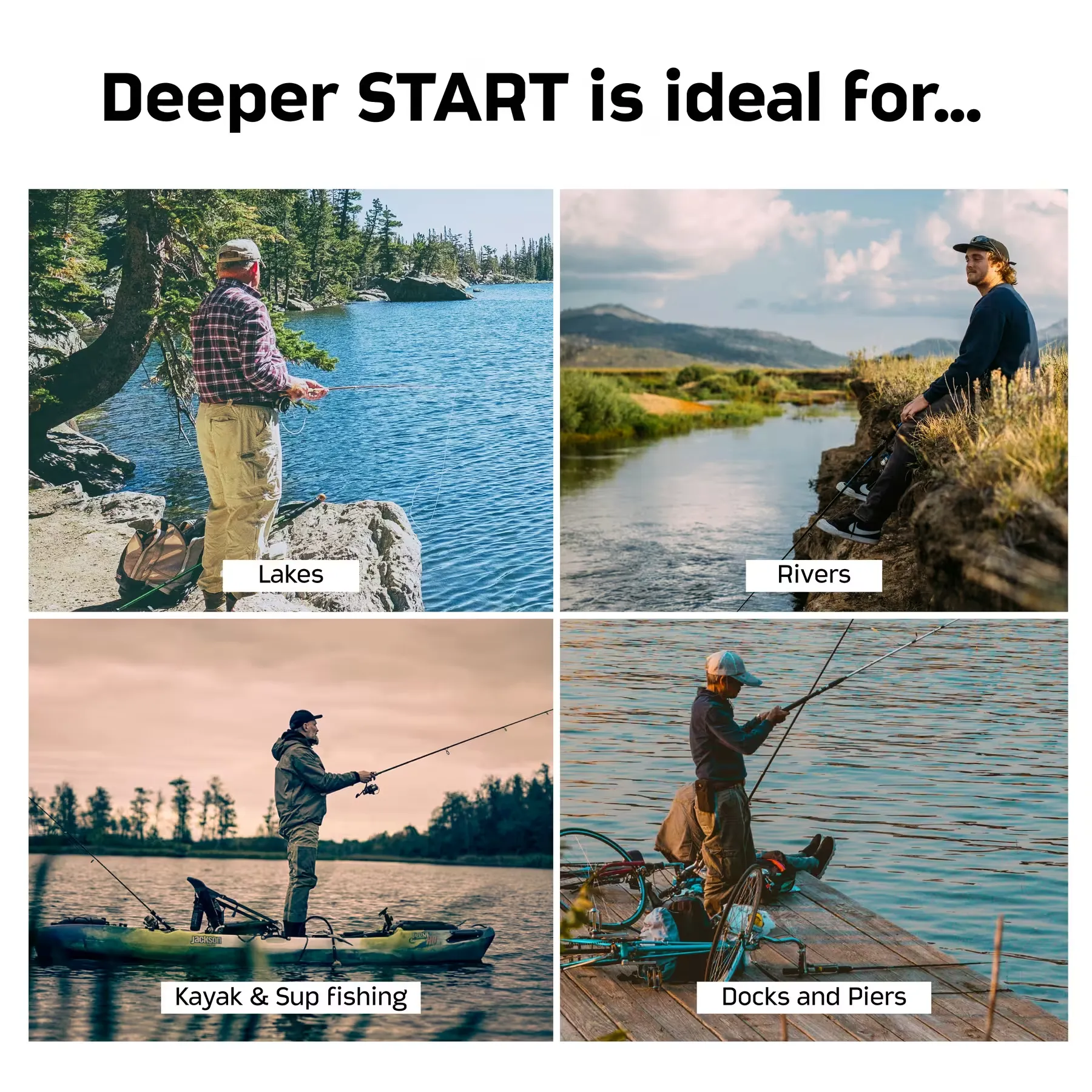 Sonar wireless lansabil Deeper Start Fishfinder GLB pentru smartphone, cu conexiune Wi-Fi, rază de 50 de metri și lanternă LED [2]