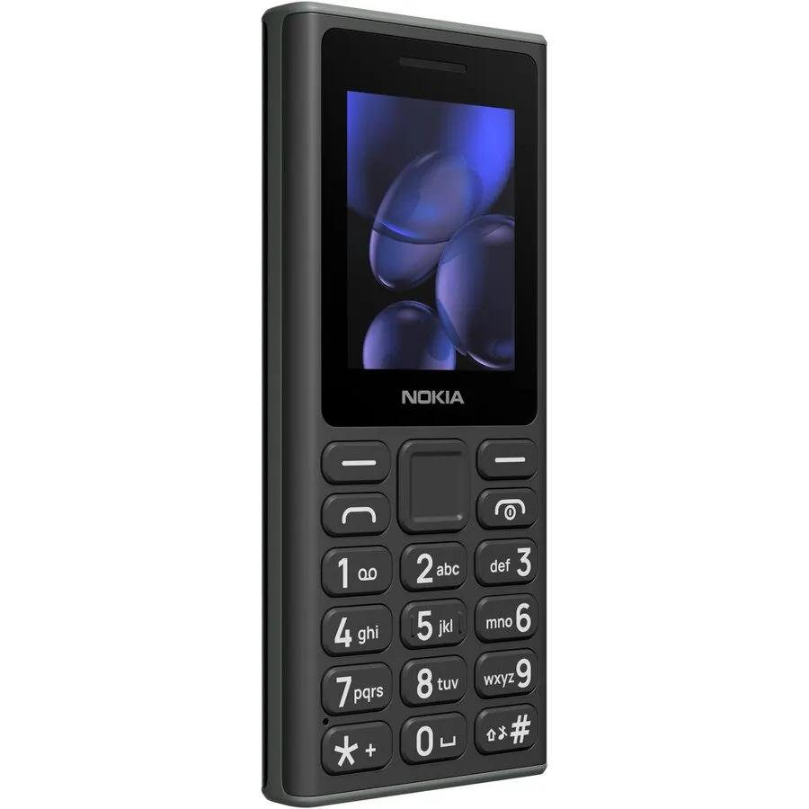 Telefon mobil clasic Nokia 105 de culoare neagră cu taste ecran color de 2.0 inch și funcție Dual SIM [2]