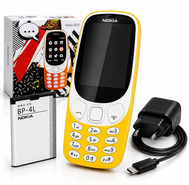 Electronice & electrocasnice - Telefon mobil clasic Nokia 3310 Bibica Edition cu taste fizice mari și ecran color