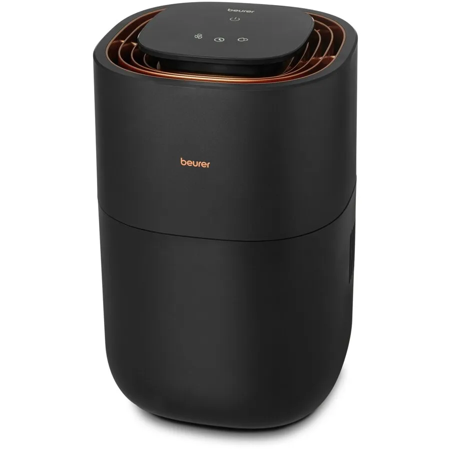 Umidificator de aer igienic Beurer LB 300 Plus Premium de culoare albă cu design cilindric dispersie 360 de grade [1]