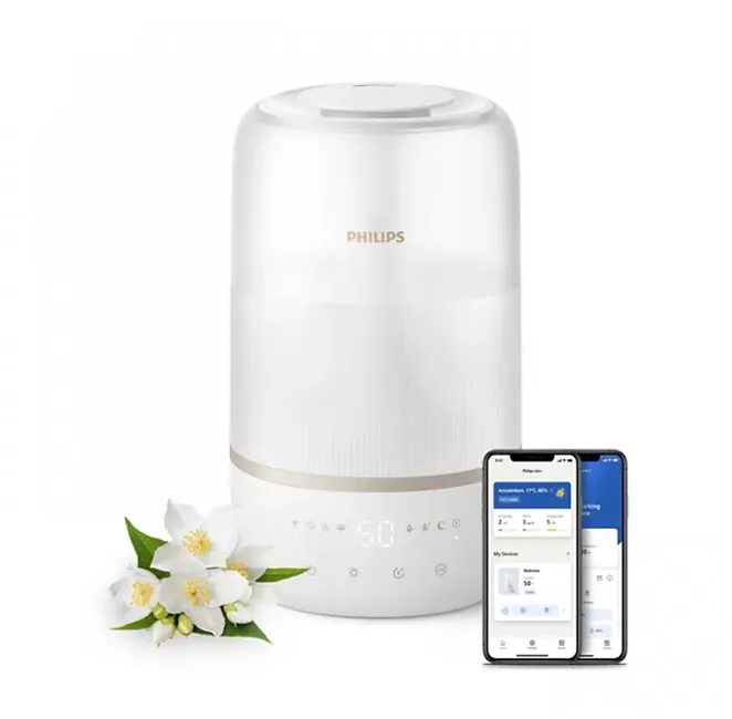Electronice & electrocasnice - Umidificator de aer inteligent Philips Seria 1000 de culoare albă