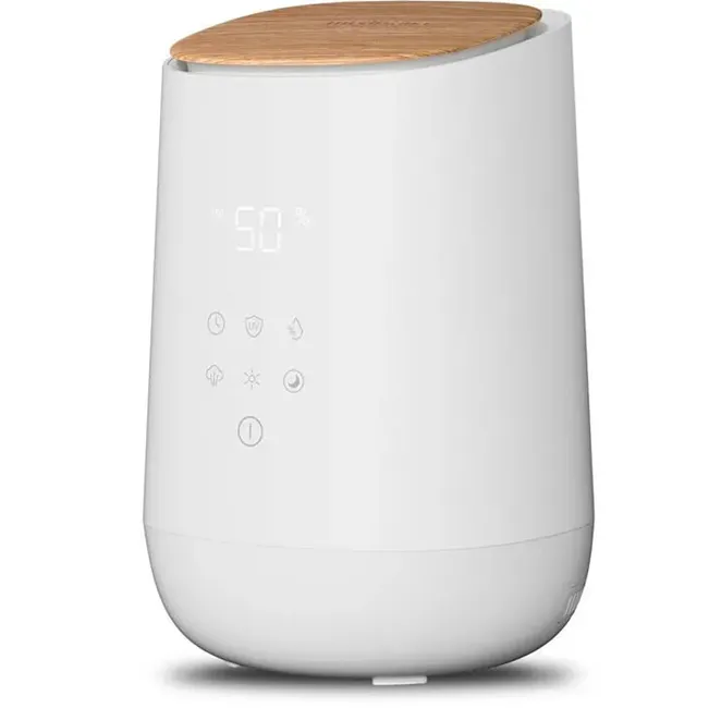 Electronice & electrocasnice - Umidificator de aer ultrasonic premium 3în1 Medisana AH 680 de culoare albă cu afișaj digital LED tactil