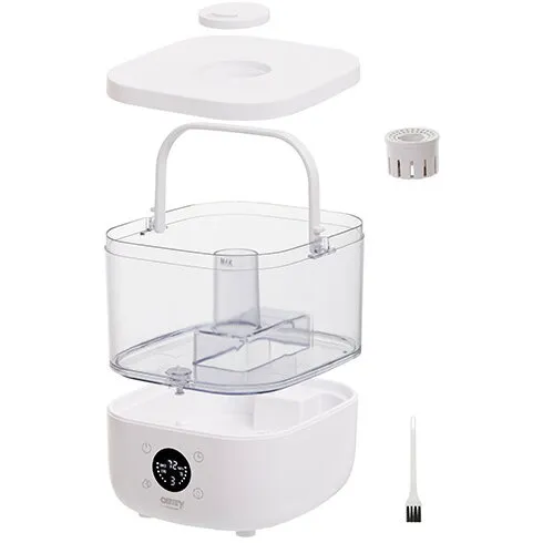 Umidificator de aer cu ultrasunete Camry CR 7973w de culoare albă cu rezervor mare de 5 litri [3]