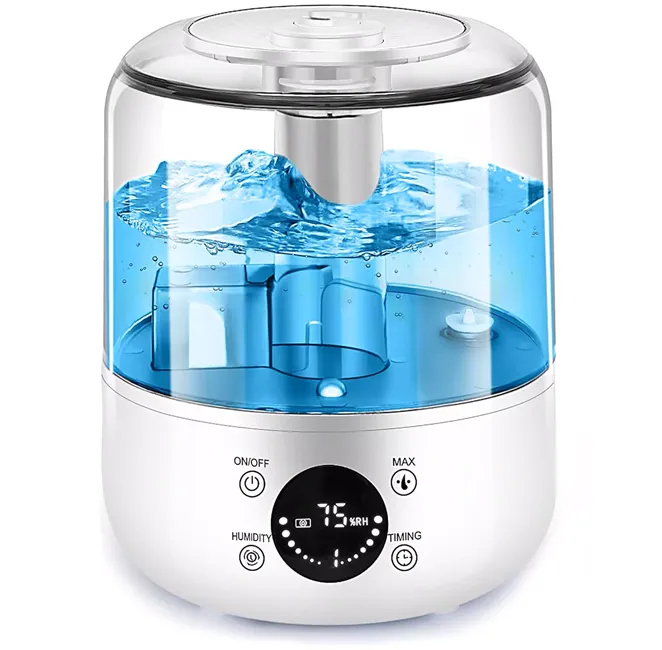 Electronice & electrocasnice - Umidificator de aer ultrasonic și difuzor aromaterapie Elindor culoare albă