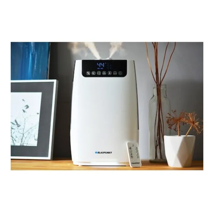 Umidificator și purificator de aer 4-în-1 Blaupunkt AHS803 de culoare alb-gri [1]