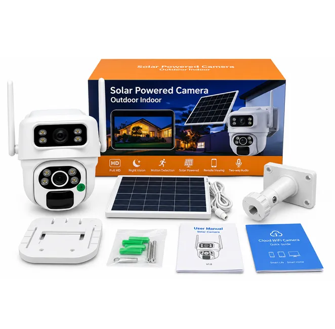 Camere video - Cameră de supraveghere Dual Lens 4G Bibica Edition cu alimentare solară