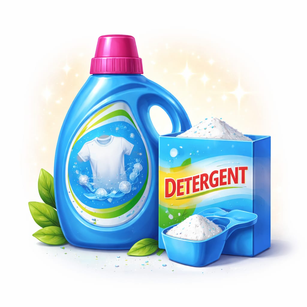 Detergenti pentru curatare.