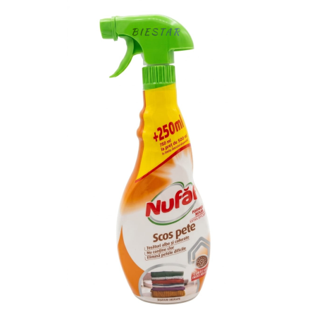 Nufar Scos pete Tesaturi Albe si Colorate 750ml