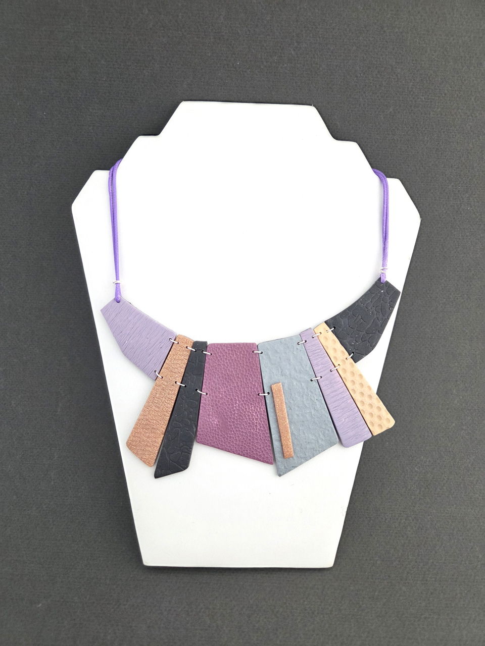 Urban Chic Liliac- set bijuterii statement, grometric [4]