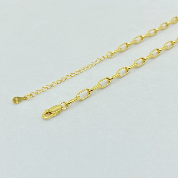 Colier „Essential Link” – Argint 925 Placat cu Aur [4]