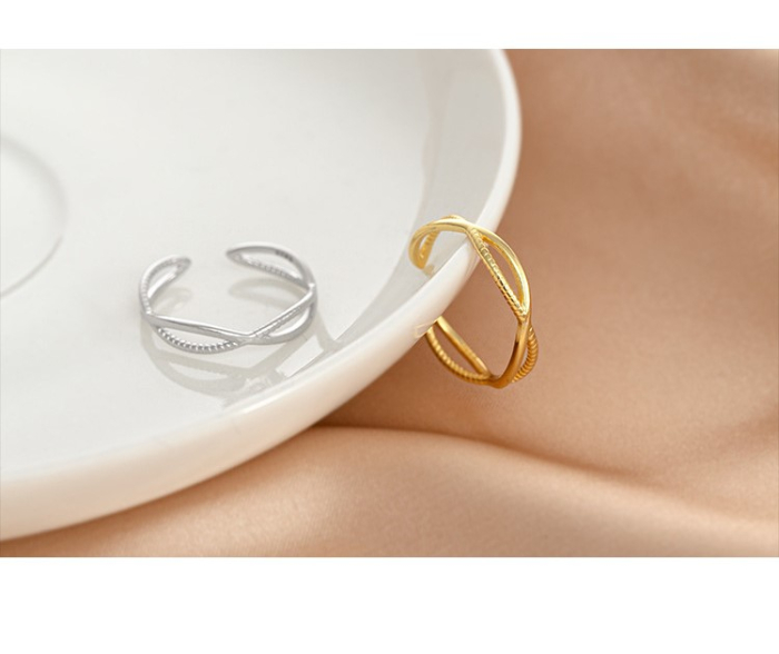 Inel Argint 925 Infinity Twist – Eleganță Minimalistă (Silver) [2]