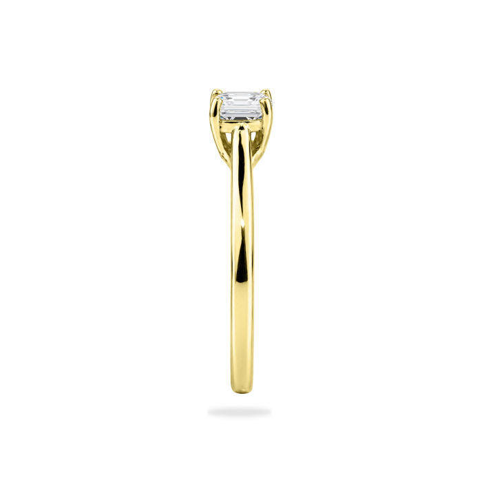 Inel de Logodnă Solitaire din Aur Galben 18K cu Diamant de Laborator Asscher Cut 1ct – 2.08g [3]