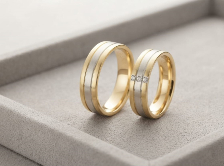 bijuterii aur - Verighete Aur 14K / 18K – Create la Comandă (Model Personalizabil)
