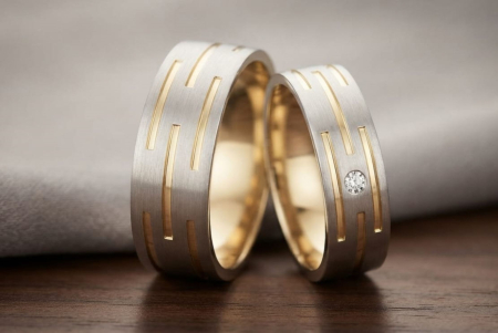 bijuterii aur - Verighete Aur 14K / 18K – Create la Comandă (Model Personalizabil)