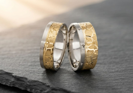 bijuterii aur - Verighete Aur 14K / 18K – Create la Comandă (Model Personalizabil)