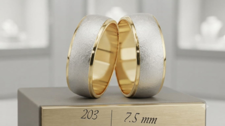bijuterii aur - Verighete Aur 14K / 18K – Create la Comandă (Model Personalizabil)